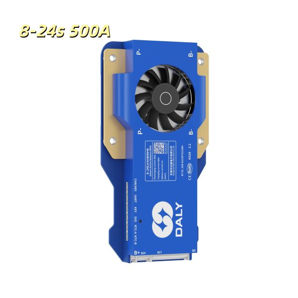 BMS with Active Balance and 500A Capability for Battery Strings