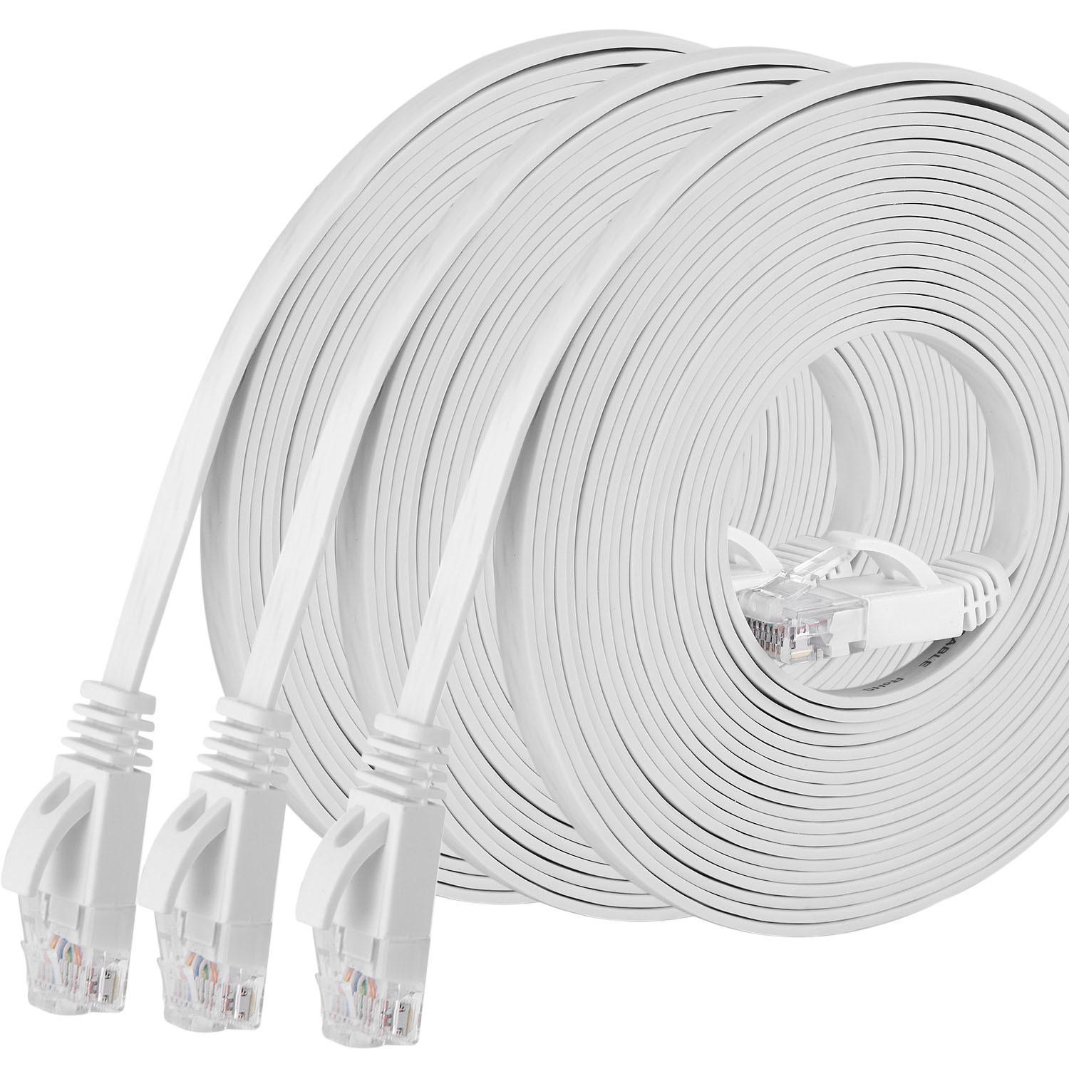 32AWG сети гибкого провода RJ45 датчика Cat6 UTP LAN lim плоской тонкий