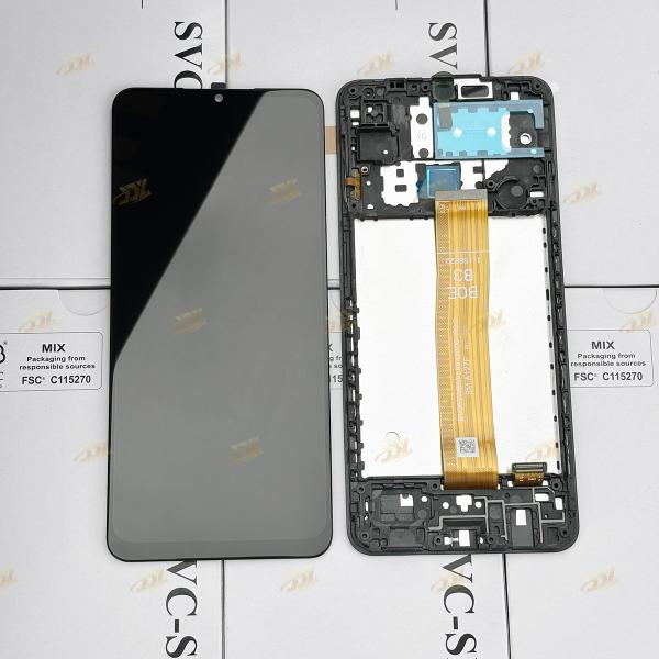 A127 lcd With Frame Для  a127 Оригинальный новый сервисный пакет Мобильный экран дисплей  A12 Nacho Touch Pantalla