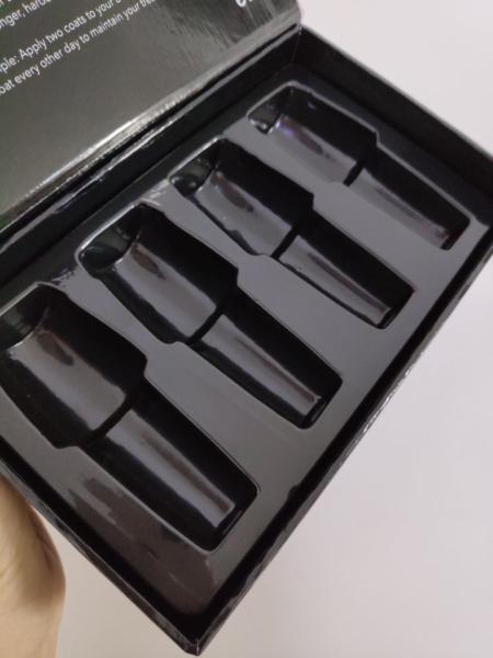 Luxury customized bookstyle magnetic packaging gift box for cosmetics with plastic innertray