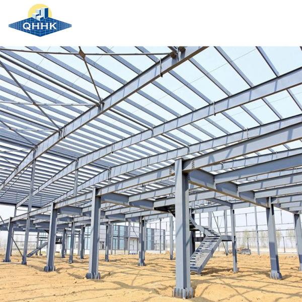Galvanized Multi Storey Steel Structure Industrial Warehouse Q235 Q345