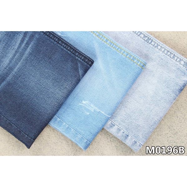 6.5oz Cotton Spandex Lyocell Denim Fabric for Shirt Warp Slub