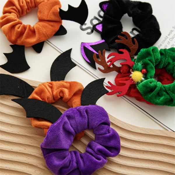 New Antler bat large baby hair bands for Halloween and Christmas girl's hair channelette band headdress accessories