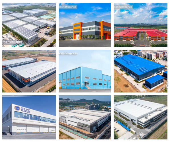 Light Weight Industrial Prefab Steel Structure Warehouses Modern Light Workshop