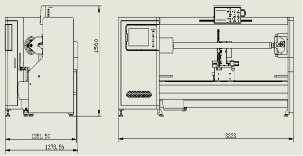 Single Shaft Automatic Cutting Machine 5000W Servo Tape Cutting Machine 1600mm Width