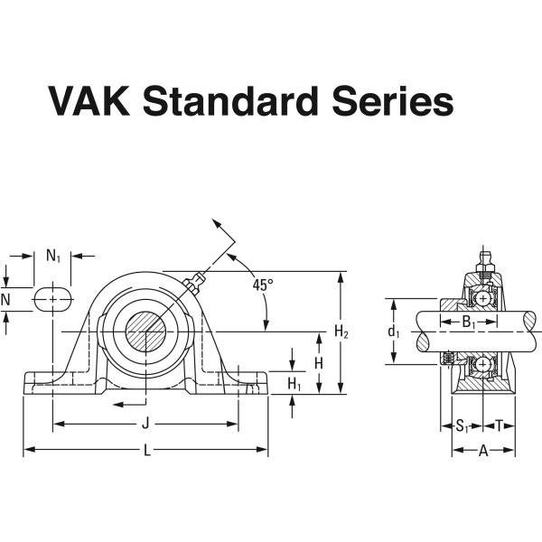Timken Bearings Evapco Bearing BAC Cooling Tower Bearing