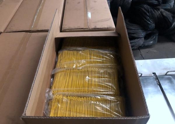 Pvc 16ga Metal Tie Wire 12cm 14cm 16cm 20cm Double Loop