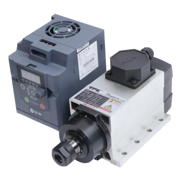 1.5KW ER20 Air Cooled Spindle Motor for CNC Woodworking Machine 220V/380V 3.5A/5A 24000rpm