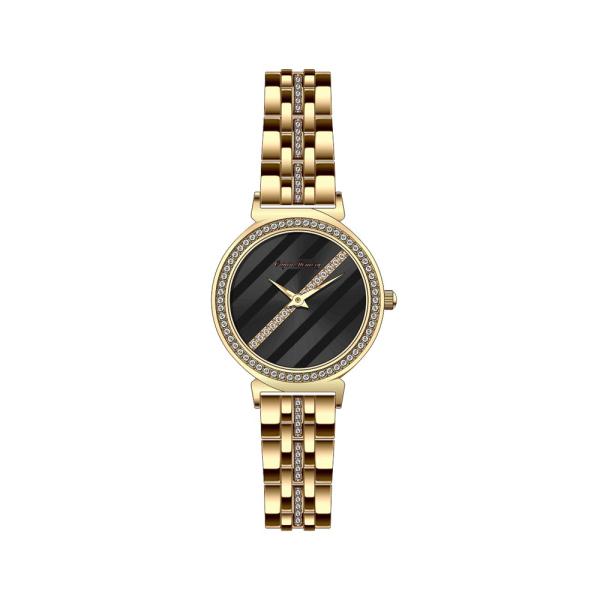 Customized OEM 32mm Stainless Steel Quartz Watch With Rhinestone