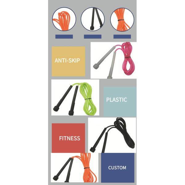 Plastic 280CM Workout Skipping With Heavy Rope For Beginners Jump Fitness ODM