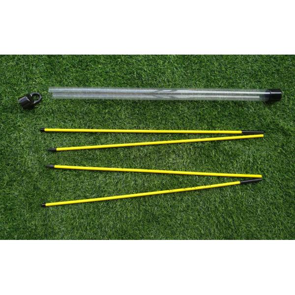 folded golf alignment stick , folding golf alignment sticks , two-double golf training aid