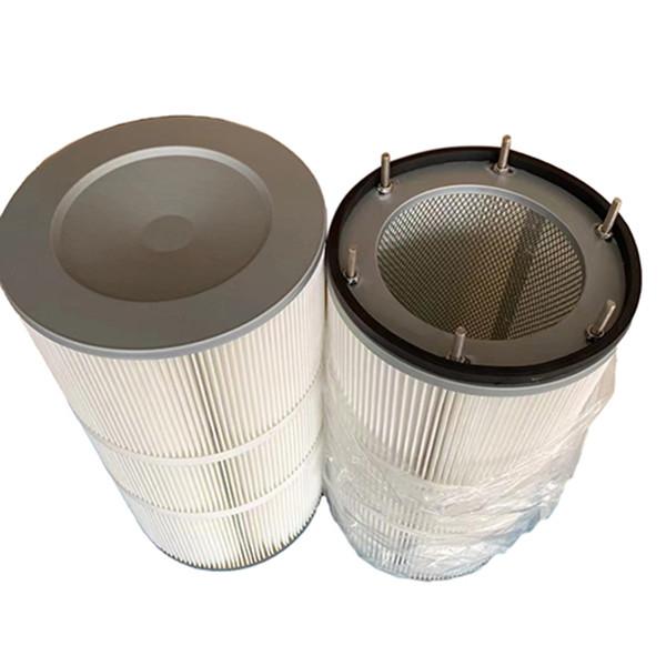 Superfine Fiber Dust Collector Filter PET Fiber Glass Pleated Filter Cartridge