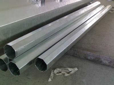 Q345 Anti Corrosion Steel Utility Transmission Poles For Square