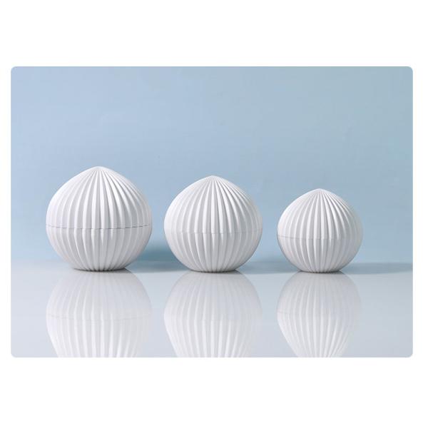 50g Skin Care Cream Jar Sphere Shape Cosmetic Plastic Jars Customized For Packaging