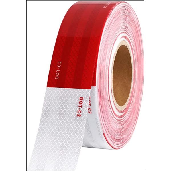 High Visibility Waterproof Weather Resistant Reflective Warning Tape for Trucks and Trailers