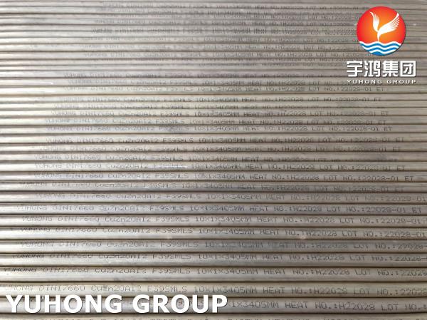 DIN17660 CuZn20Al2 F39, UNS C68700 Seamless Aluminums Brass Tube For Heat Exchanger