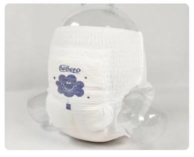 Perforated willow leaf-shaper hot air fabic diaper/pull up pant