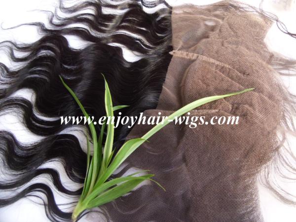 Peruvian virgin remy hair lace frontal 13''x4'' ,natural color body wave 10''-24''length