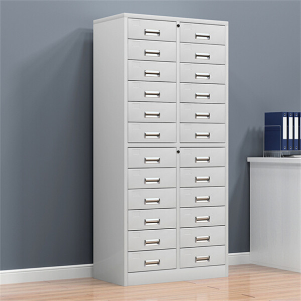 Height 1850Mm 22 Doors Steel Storage Locker Steel Cabinets Knocked Down Structure