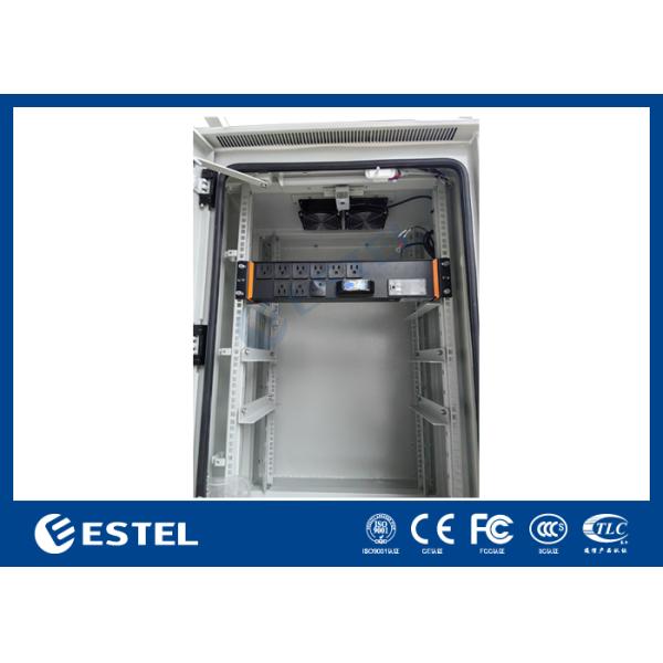 Outdoor Telecom Power Cabinet with Rectifiers and MPPTs for Coal Plant and Mine Yard 9kW to 18kW Scalable