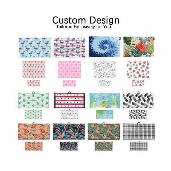 Premium Multiple Sizes OEM & ODM Golf Club Use Waffle Golf Towel