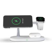 Chargeur sans fil magnétique industriel T268 Chargeur de bureau portable avec lumière nocturne Trois positions de charge