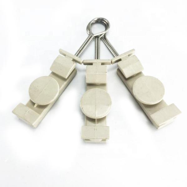 FTTH Drop Fiber Stainless Steel Anchoring Wire Tension Clamp