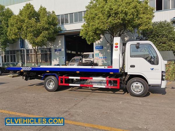 ISUZU 600P Tow Truck 130hp 4 Ton Flatbed Tow Truck