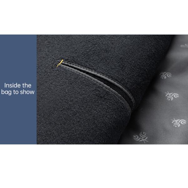 Зимняя мода LCBZ Мужское платье с капюшоном с кашемирной подкладкой и рукавами из руна