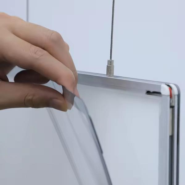Aluminum Ultra Slim Crystal Light Box Snap Clip Advertising Backlit Poster Frame Light Boxes