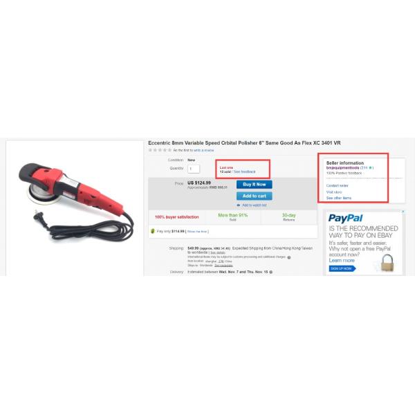 forced rotation dual action random orbital da car polisher thread 8mm 6 inch 150mm 6 speed variable