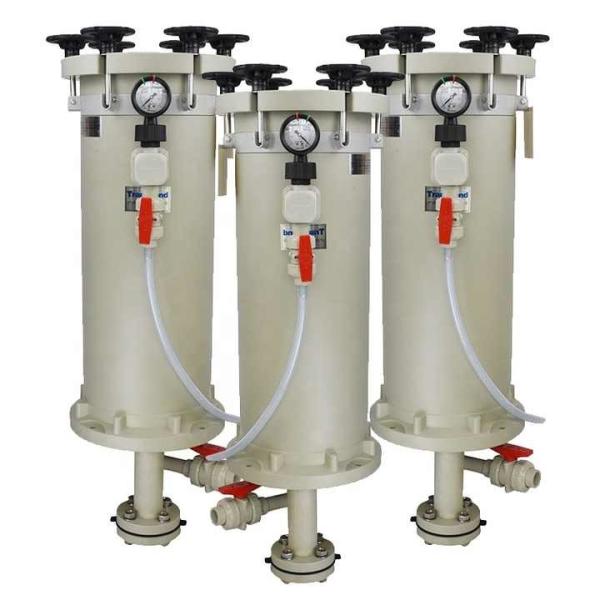 20 Inch Stainless Steel Bag Filter Housing Polypropylene Water Treatment