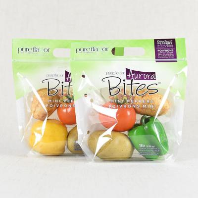 Saco de reciclagem de vegetais ecológico de plástico de alta reciclagem