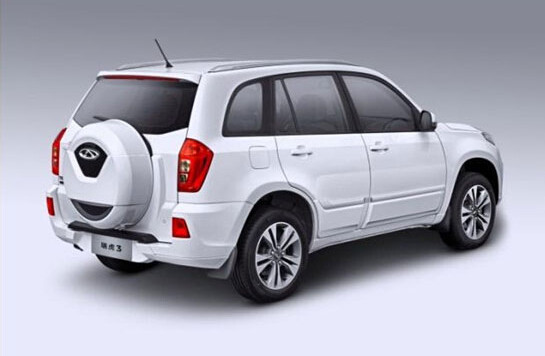 Крышка запасной автошины PVC изготовленного на заказ автомобиля черная для Tiggo3/частей автомобиля запасных