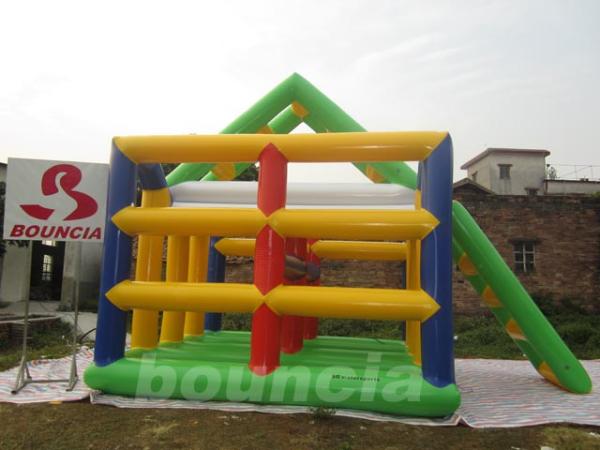 0.9mm PVC Tarpaulin Inflatable Water Sports /  Water Park Games With Blob