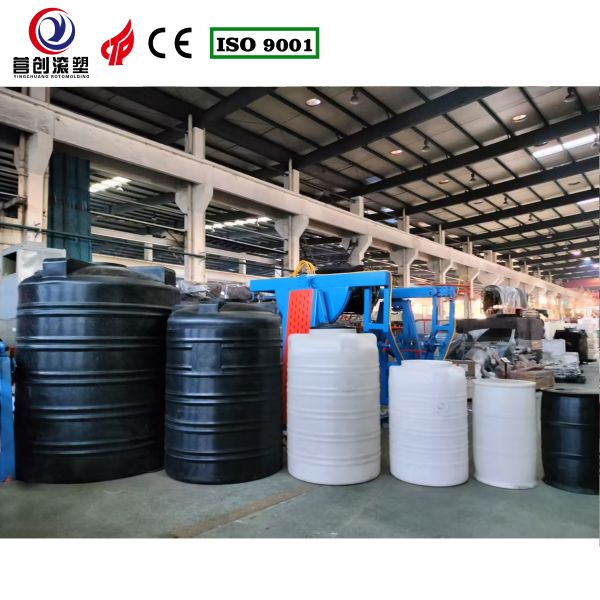  Intelligent PLC Controlled CC-3A-2000 Three-Arm Rotomolding Machine, Customizable Rotary Plastic Production Line Equipment