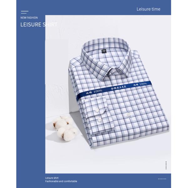 DP Pas de fer Longues et élégantes chemises de nuit en coton pour hommes