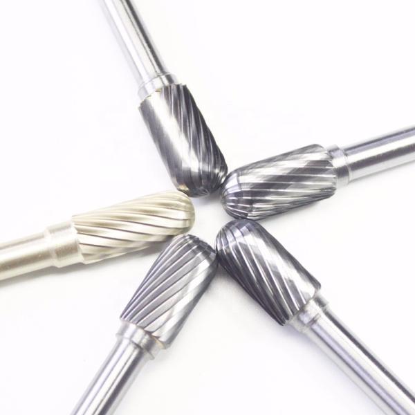 High Performance  Carbide Rotary File Set Ball Nosed Cylinder Shape