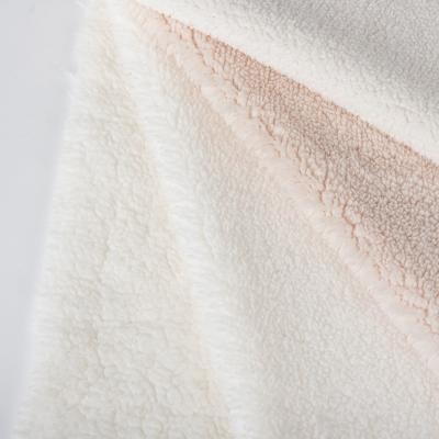 Tecido de revestimento de poliéster Sherpa para casaco de inverno revestimento de casaco 300-500 g/m Largura 58/60