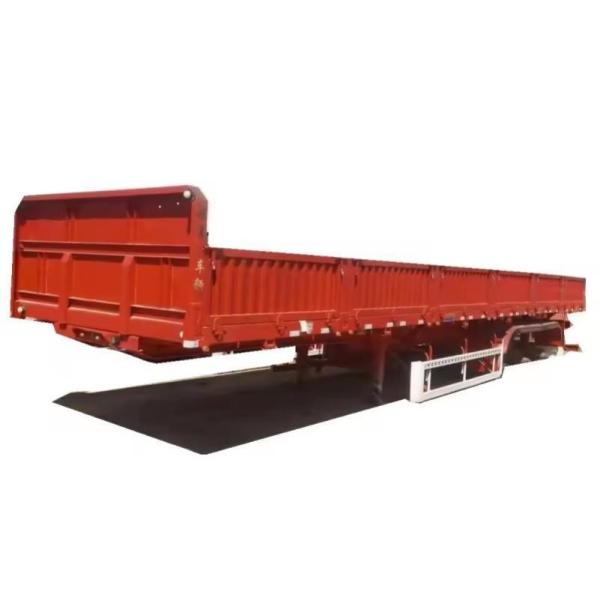 3 Axle 20FT 40 FT Trailer Chassis Flat Bed Flatbed Trailer for Long Distance Transport