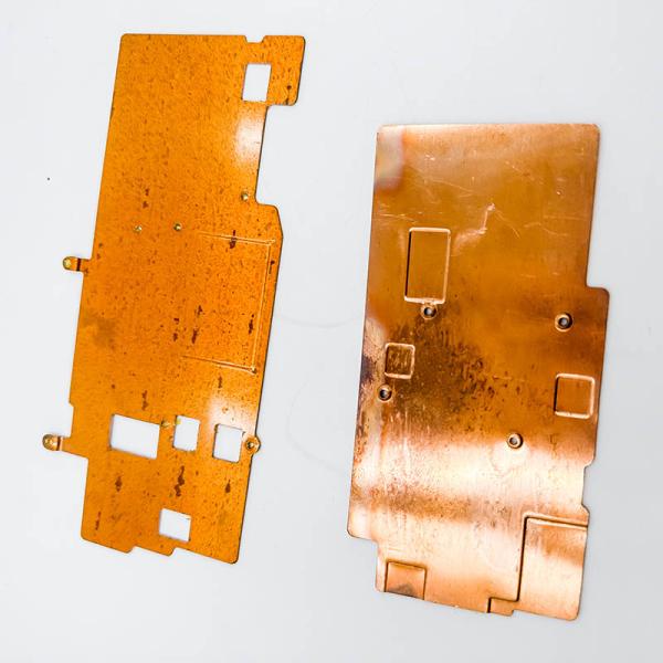 Чистый медный Heatsink, плита меди теплоотвода зуба лопаткоулавливателя