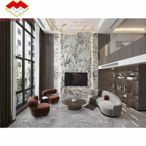 Decorative Wall Panel in Honed Viola Marble A Stunning Focal Point for Interiors