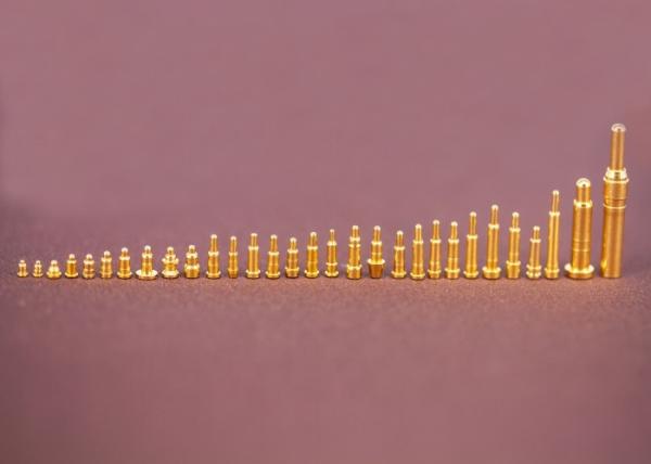 Low Resistance Spring Loaded Pcb Test Pins , Pogo Pin Test Probe High Recycling