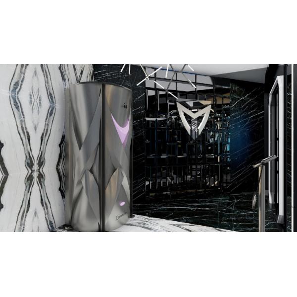 Нержавеющая сталь ПВД покрытие коробка до светодиодного подсветки наружной сигнализации, металлическое освещение