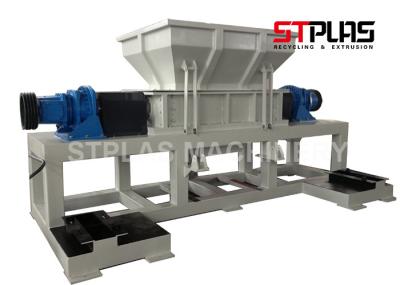 Máquina de madeira e plástica da retalhadora Waste da bandeja com projeto do dobro/quatro eixos