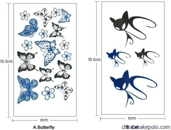 Man Transparent A4 Blank Printable Water Transfer Paper Tattoo Sticker With PVA Films