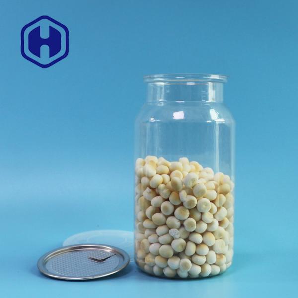 Airtight 670ml Bpa Free Transparent PET Can For Food Customization Service