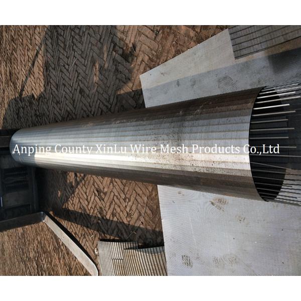 Cuña de acero inoxidable del alambre de la pantalla de filtro de la arena 304 del pozo de agua V