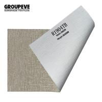 Nuevo diseño 100% poliéster blanco revestimiento persianas romanas enrollables telas para la decoración del hogar