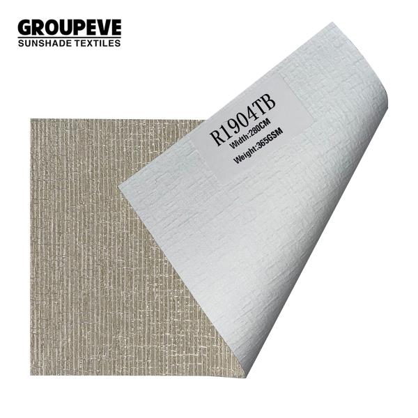 Nouveau design 100% polyester revêtement blanc nuances romaines Roller Up Blinds tissus pour la décoration de la maison